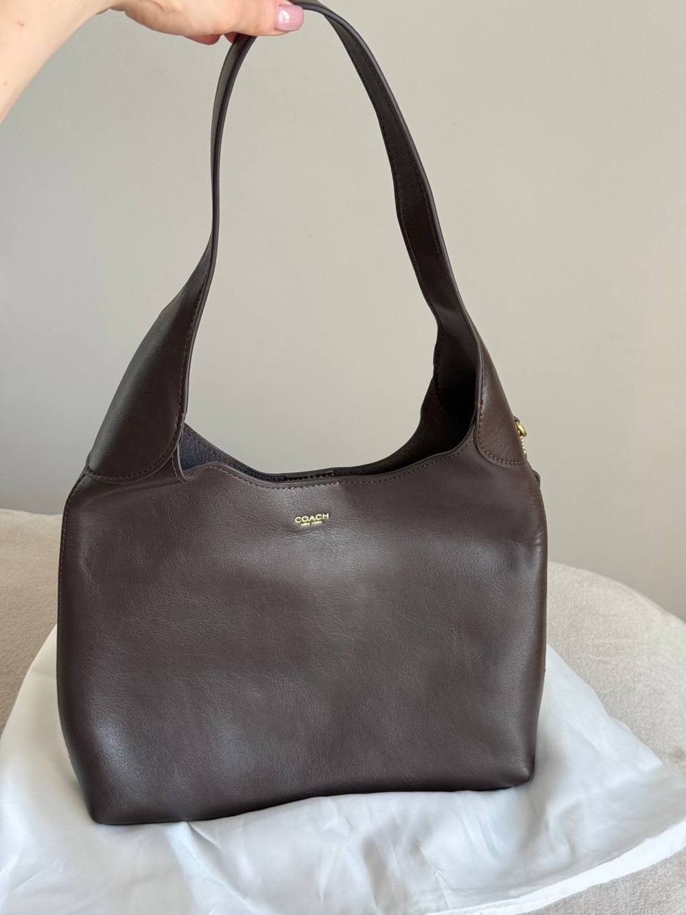 Coach Brooklyn 28 Women’s Brown Leather Shopper Bag